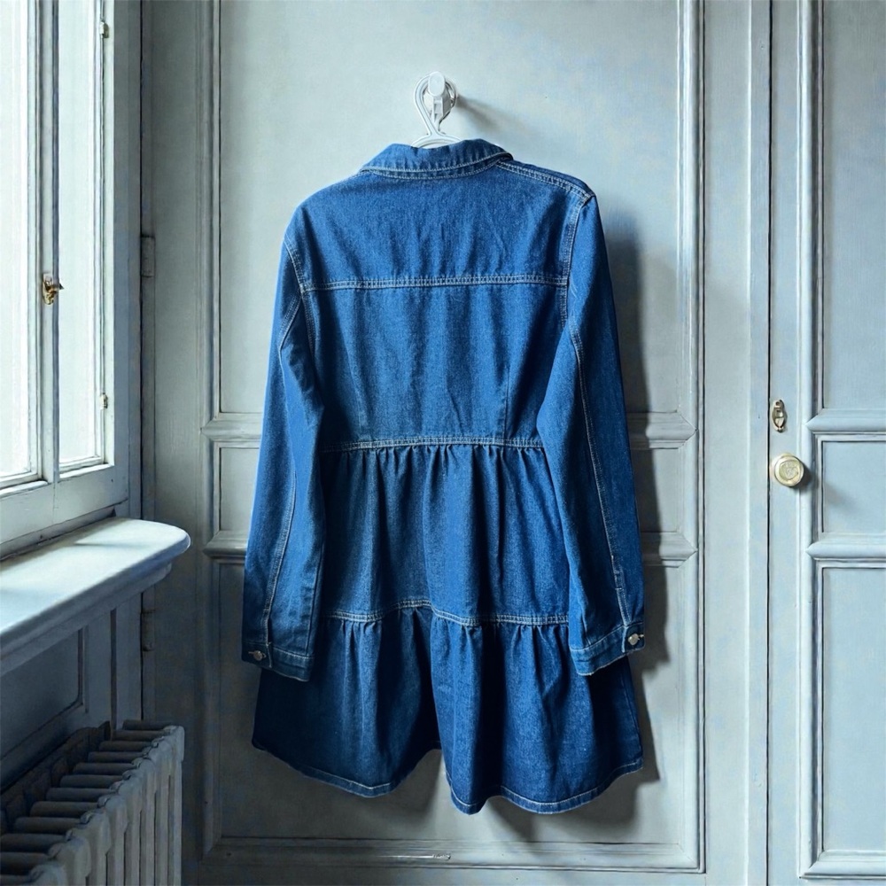 Blue Denim Fabric Material